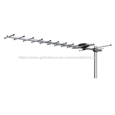 Antenne TV d'extérieur Yagi UHF numérique HDTV à prix d'usine du fabricant pour la transmission par câble TV