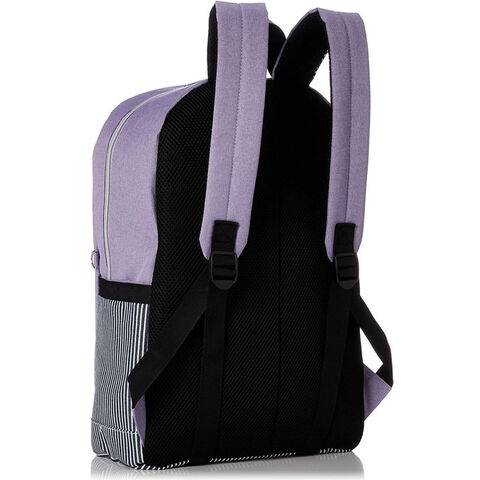 Sac à dos en gros pour adolescentes et petites filles avec paillettes roses/argentées, oreilles 3D et pompons