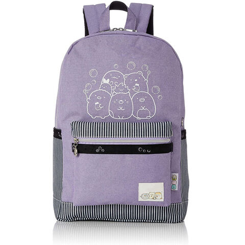 Sac à dos en gros pour adolescentes et petites filles avec paillettes roses/argentées, oreilles 3D et pompons