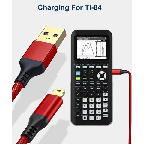 Cable Mini USB de 2 m, USB 2.0 Tipo A a Mini B Cable de Carga Trenzado
