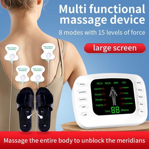 Masseur de thérapie numérique Électrostimulateur Stimulateur musculaire électrique Massage corporel d'acupuncture EMS