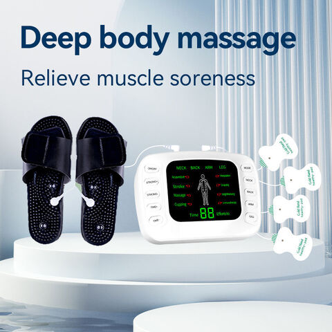 Masseur de thérapie numérique Électrostimulateur Stimulateur musculaire électrique Massage corporel d'acupuncture EMS