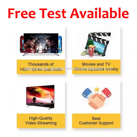 Wesopro Stale IPTV Subscription 12 months reseller panel with iptv m3u support free test for tv box and smart tv all devices