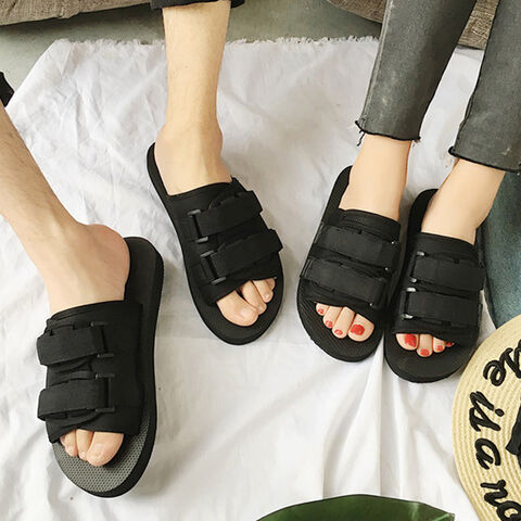 Sandales Minimalistes pour Hommes, Sandales Noires pour Hommes, Sandales de Plage pour Hommes, Sandales Durables pour Hommes