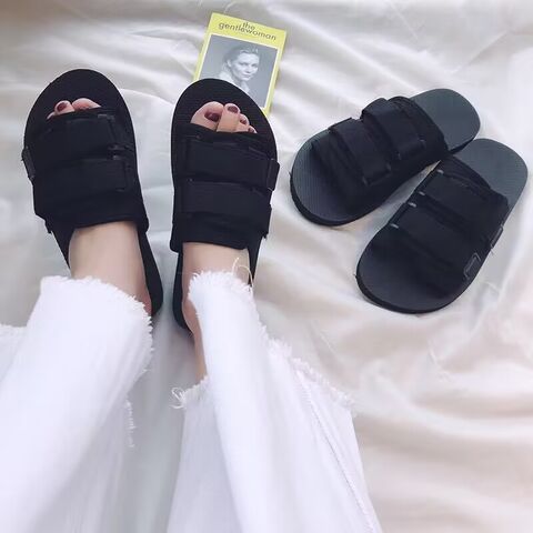 Sandales Minimalistes pour Hommes, Sandales Noires pour Hommes, Sandales de Plage pour Hommes, Sandales Durables pour Hommes