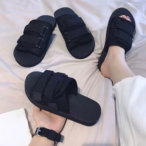Sandales Minimalistes pour Hommes, Sandales Noires pour Hommes, Sandales de Plage pour Hommes, Sandales Durables pour Hommes