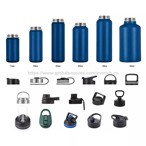 Botella de Agua de Acero Inoxidable Multicapacidad Mantiene Frío y Calor para Deportes al Aire Libre - Venta al por mayor