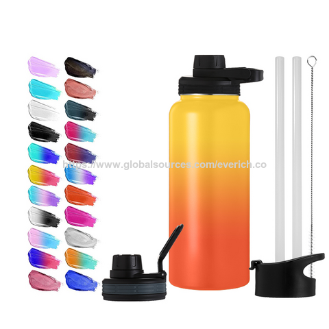 Botella de Agua de Acero Inoxidable Multicapacidad Mantiene Frío y Calor para Deportes al Aire Libre - Venta al por mayor