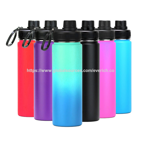 Botella de Agua de Acero Inoxidable Multicapacidad Mantiene Frío y Calor para Deportes al Aire Libre - Venta al por mayor