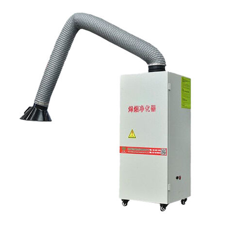 Purificateur de Fumée à Double Bras pour une Amélioration de la Qualité de l'Air dans les Ateliers