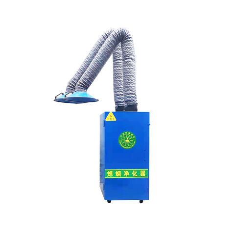 Purificateur de Fumée à Double Bras pour une Amélioration de la Qualité de l'Air dans les Ateliers