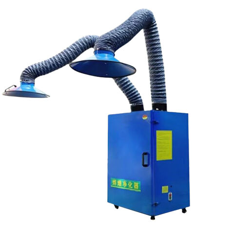 Purificateur de Fumée à Double Bras pour une Amélioration de la Qualité de l'Air dans les Ateliers