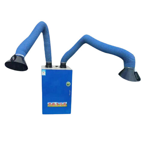Purificateur de Fumée à Double Bras pour une Amélioration de la Qualité de l'Air dans les Ateliers
