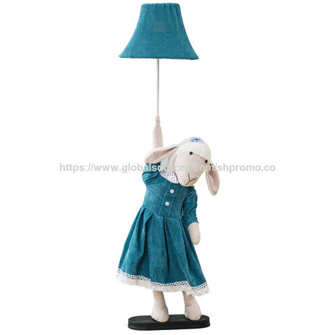 Lampes de table de Noël pour enfants en gros, cadeau pour enfants, chambre à coucher de dessin animé, lama blanc style INS