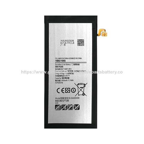 Batterie de Téléphone Directe d'Usine pour Samsung A8/A8 2015 EB-BA800ABE
