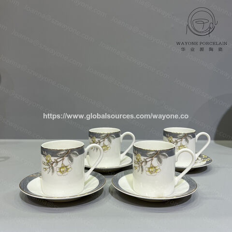 Açucareiros de porcelana fina premium por atacado, 300ml, pote de cerâmica com design clássico e elegante, próprios para máquina de lavar louça, micro-ondas e alimentos