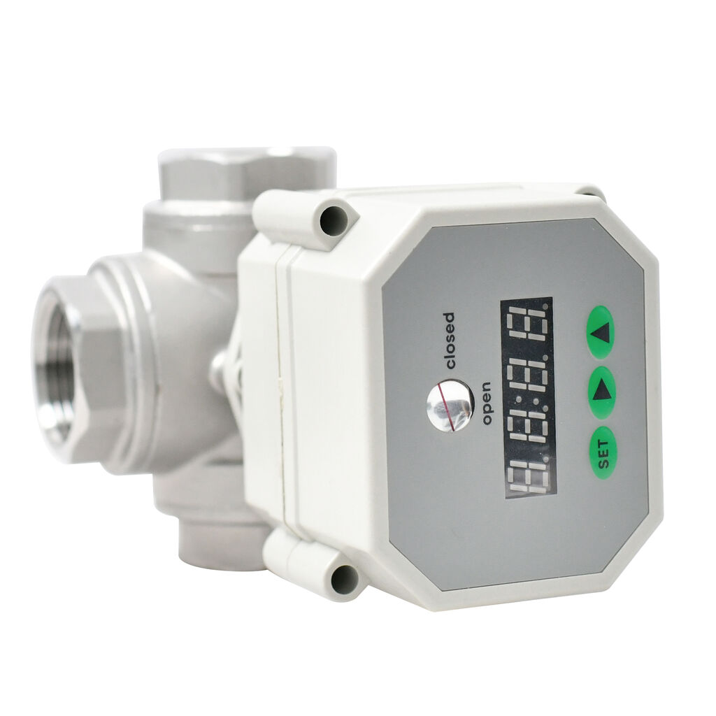 Electric 3-way Timer Flow Valve Dn20 3/4 Inch Ss304 Motorized Electric ...
