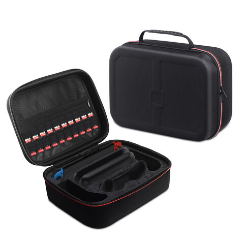 OEM Elektronische Handheld-Spielzubehör-Aufbewahrungstasche EVA + Samtbeutel mit auffälligen Farben für einfachen Transport und Schutz