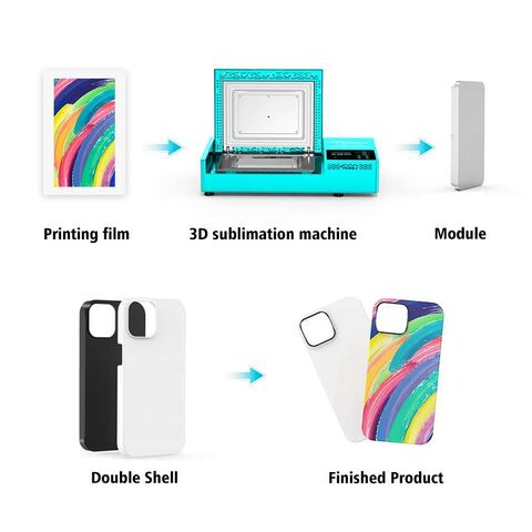 TuoLi Custom Luxury Cute Blank 3D Sublimation Vacuum Machine Mobile Cell Phone Case Hard Soft Mobile Cover for Printing