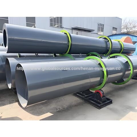 Secador Industrial de Tambor de Alta Eficiência - Solução de Secagem a Granel Personalizada para Processamento de Tecidos