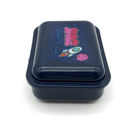 Boîte à Bento pour Enfants avec Impression de Dessins Animés Mignons, Coque Facile à Ouvrir, Boîte à Déjeuner Monobloc