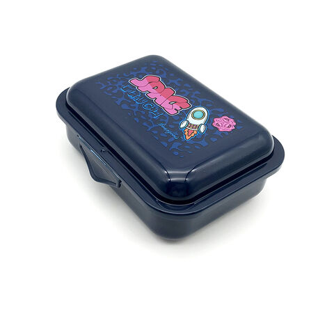 Boîte à Bento pour Enfants avec Impression de Dessins Animés Mignons, Coque Facile à Ouvrir, Boîte à Déjeuner Monobloc