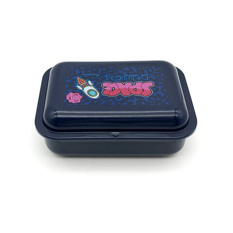 Boîte à Bento pour Enfants avec Impression de Dessins Animés Mignons, Coque Facile à Ouvrir, Boîte à Déjeuner Monobloc