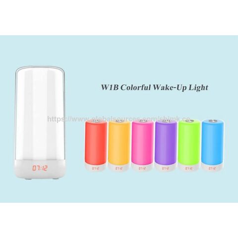 Lampe de Table Intelligente, Lampe de Chevet LED Dimmable RGBW pour Chambres