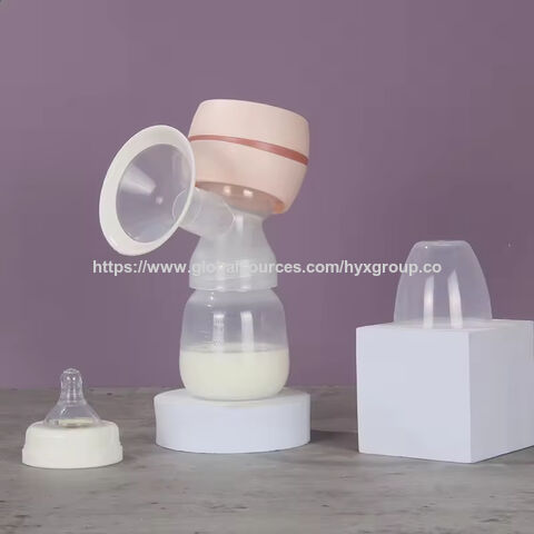 Bomba Tira Leite Elétrica de Silicone Potente Sem BPA de Fábrica, Bomba Tira Leite Elétrica Inteligente USB para Alimentação de Bebê