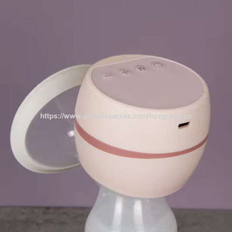 Bomba Tira Leite Elétrica de Silicone Potente Sem BPA de Fábrica, Bomba Tira Leite Elétrica Inteligente USB para Alimentação de Bebê