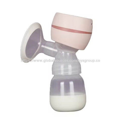 Bomba Tira Leite Elétrica de Silicone Potente Sem BPA de Fábrica, Bomba Tira Leite Elétrica Inteligente USB para Alimentação de Bebê