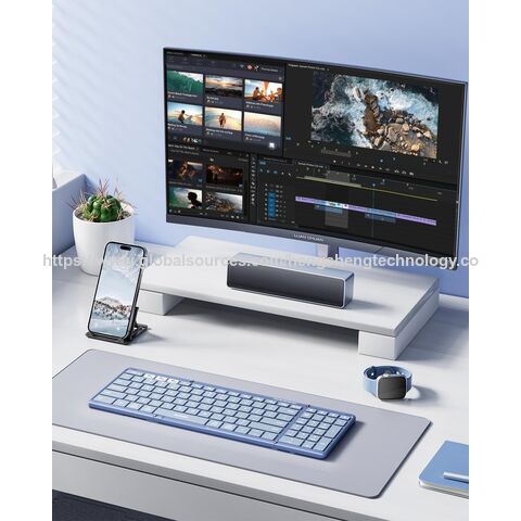 Faltbare Bluetooth-Tastatur mit Ziffernblock, kabelloses Full-Size-Falt-PU-Leder, tragbar für iOS Android Windows