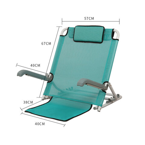 Encosto Ajustável Cama Dobrável Portátil Encosto Usado para Pescoço, Cabeça e Suporte de Cintura Poltrona