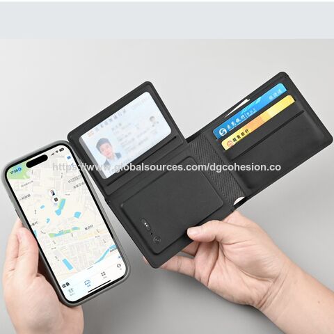 Dompet Kustom Baru dengan Pelacak GPS, Dompet Koin Harian, Tempat Kartu yang Kompatibel dengan Aplikasi Find My, Langsung dari Pabrik