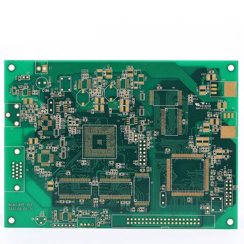PCB ENIG para fabricación de PCB multicapa de control, material FR4 alto TG150 IT180, Ni=5um, AU=0.05um