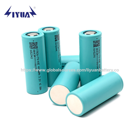 Paquete de Baterías LiFePO4 26700 3.2V 4500mAh de Descarga Alta para Herramientas Eléctricas con Protección contra Sobrecarga