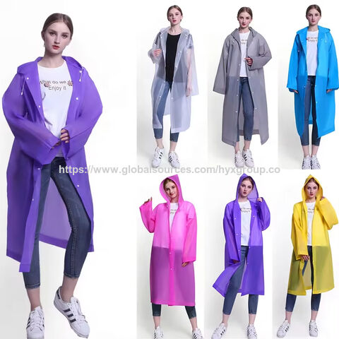 Poncho Desechable Grueso para Adultos Unisex, Impermeable de EVA Portátil para Senderismo y Viajes, Talla Única, Impermeable OEM