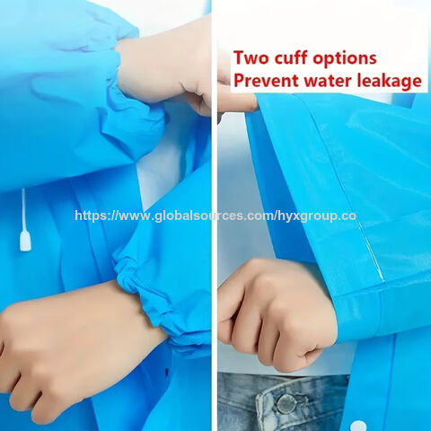 Poncho Desechable Grueso para Adultos Unisex, Impermeable de EVA Portátil para Senderismo y Viajes, Talla Única, Impermeable OEM