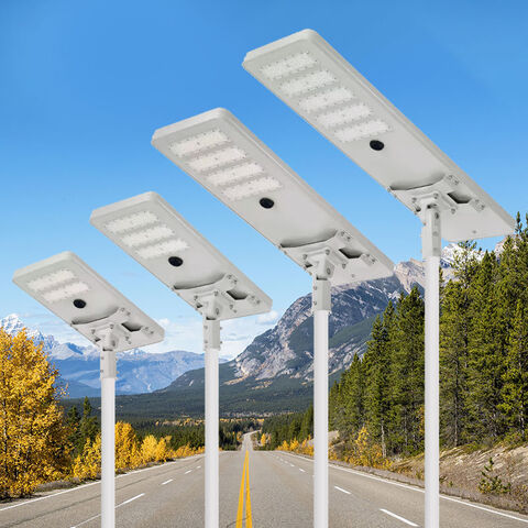 Fábrica de Fabricantes Solares 100W LED Luz de Calle Exterior Todo en Uno Distribuidor de Luz Solar