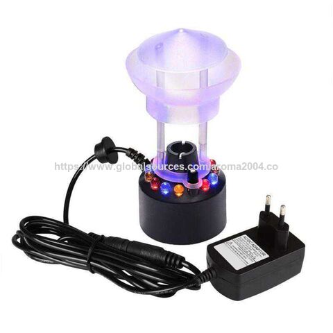 Supplier Pyramid rolling ball water fountain tabletop home decor with pump and ultrasonic mist maker