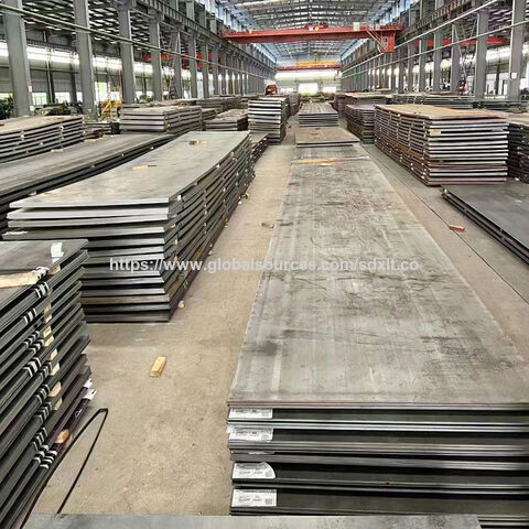 Hochwertige Baustahlplatten im Großhandel, warmgewalzte Platten, sortierte Platten für den Bau in großen Mengen
