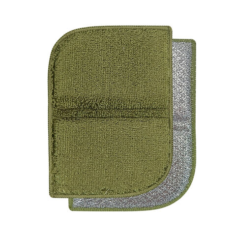 Esponja de limpieza colorida y barata, esponja para platos, viscosa de doble cara y doble efecto para limpieza de cocina