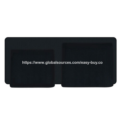 Mouse pad grande de plástico para jogos, espessado, cor sólida, borda de bloqueio, teclas de atalho