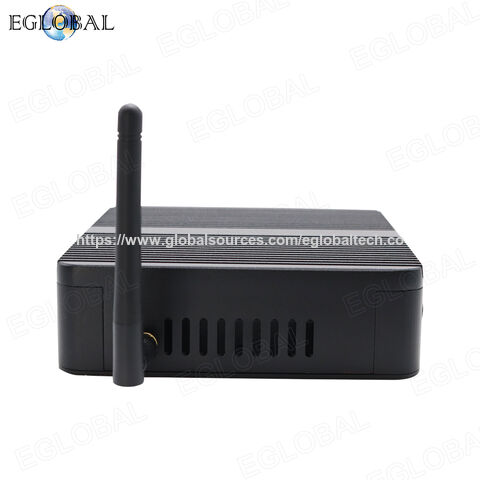 EGLOBAL Mini PC sem Ventoinha Mais Vendido In-tel J5005 Dual Lan 2*Com DDR4 VGA HD 2*USB Win10 Linux IOT Computador Industrial para Quiosque