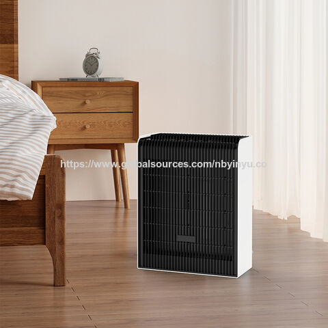 Purificateur d'air de bureau portable avec filtre HEPA, filtration à 4 étages, fonctionnement à écran tactile, purificateur d'air pour utilisation avec animaux de compagnie