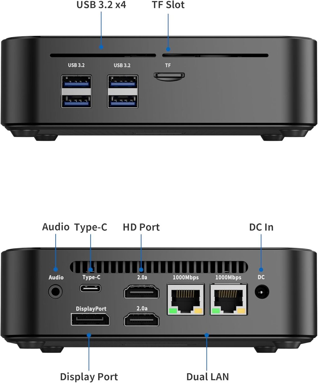 Mini Pc N150 Ddr4 16gb+512gb Ssd Desktop Mini Pc Windows 10/11 $169 ...