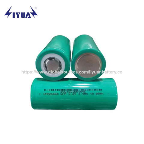 Paquete de Baterías LiFePO4 26700 3.2V 4500mAh de Descarga Alta para Herramientas Eléctricas con Protección contra Sobrecarga