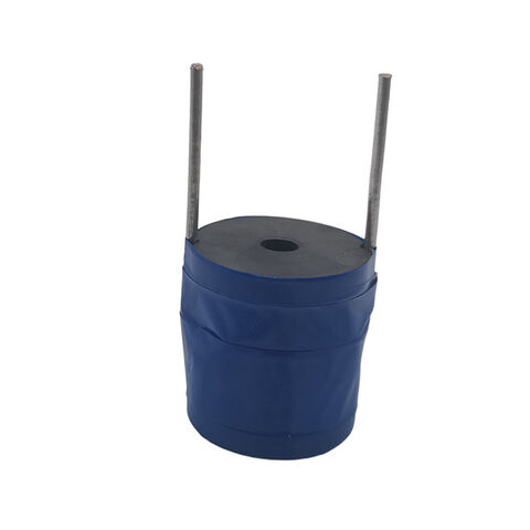 Inductance de puissance de 100 microhenrys, radiale, à trou traversant avec noyau de tambour bombé