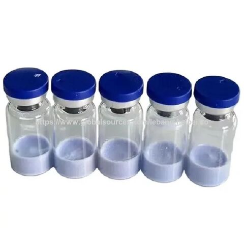 Prix de gros Poudre de Ghk-Cu Peptide de cuivre Ghkcu Poudre lyophilisée Flacons de Ghk Cu Flacons de GHKcu 50mg 100mg