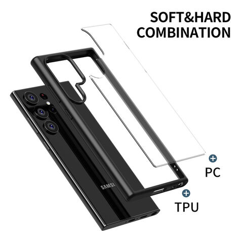 Strapazierfähige TPU-PC-Hülle für S22 Ultra, transparent für -Samsung- Galaxy S23/S23plus/S23 Ultra Handyhüllen